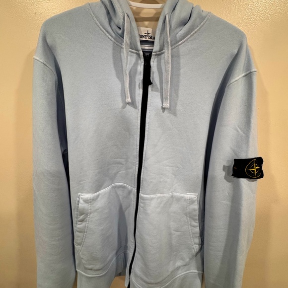 Stone Island Zip-Up Hoodie - Picture 1 of 5